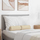 Vidaxl bolster kussens 2 st stof crème ø 15 x 40 cm