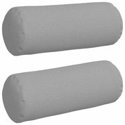 Vidaxl bolster kussens 2 st stof wolkengrijs ø 15 x 40 cm - afbeelding 2