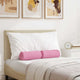 Vidaxl bolster kussens 2 st stof roze ø 15 x 40 cm