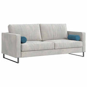 Vidaxl bolster kussens 2 stuks blauw ø 15 x 40 cm cordstof - afbeelding 3