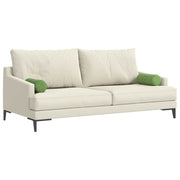 Vidaxl bolster kussens 2 stuks lichtgroen ø 15 x 40 cm cordstof - afbeelding 3