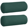 Vidaxl bolster kussens 2 stuks donkergroen ø 25 x 70 cm stof