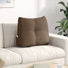 Vidaxl rugkussen bruin 60 x 24 x 50 cm stof