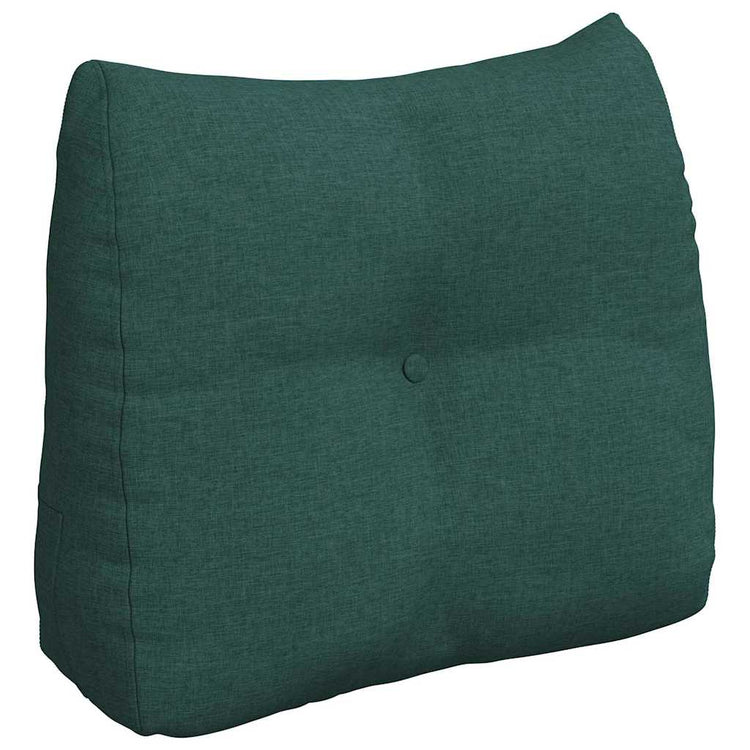 Vidaxl rugkussen donkergroen 60 x 24 x 50 cm stof