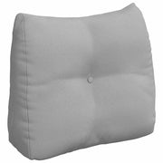 Vidaxl rugkussen wolkengrijs 60 x 24 x 50 cm stof - afbeelding 2