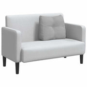 Vidaxl rugkussen wolkengrijs 60 x 24 x 50 cm stof - afbeelding 3