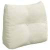Vidaxl rugkussen crème 60 x 24 x 50 cm fluweel