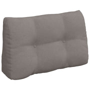 Vidaxl rugkussen taupe 80 x 24 x 50 cm stof - afbeelding 2