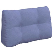Vidaxl rugkussen jeans blauw 80 x 24 x 50 cm stof - afbeelding 2