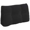 Vidaxl rugkussen zwart 80 x 24 x 50 cm fluweel