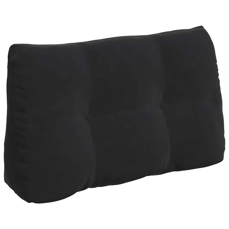 Vidaxl rugkussen zwart 80 x 24 x 50 cm fluweel
