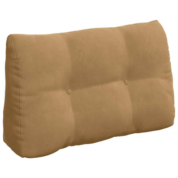 Vidaxl rugkussen bruin 80 x 24 x 50 cm fluweel