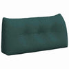 Vidaxl rugkussen donkergroen 100 x 24 x 50 cm stof
