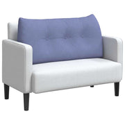 Vidaxl rugkussen jeans blauw 100 x 24 x 50 cm stof - afbeelding 3