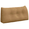 Vidaxl rugkussen bruin 100 x 24 x 50 cm fluweel