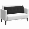 Vidaxl rugkussen zwart 140 x 24 x 50 cm fluweel
