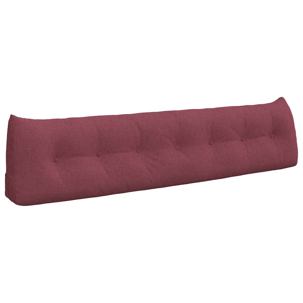 Vidaxl rugkussen wijnrood 200 x 24 x 50 cm stof