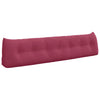 Vidaxl rugkussen wijnrood 200 x 24 x 50 cm fluweel