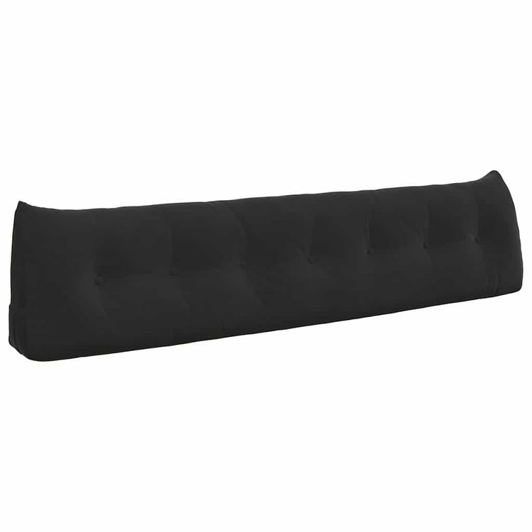 Vidaxl rugkussen zwart 200 x 24 x 50 cm fluweel