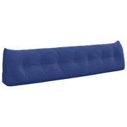 Vidaxl rugkussen politieblauw 200 x 24 x 50 cm fluweel - afbeelding 2