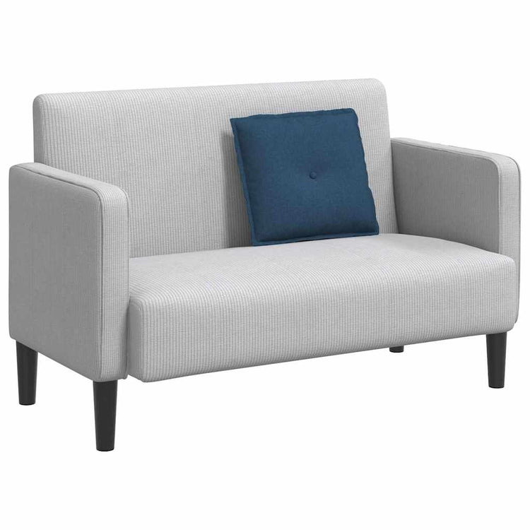 Vidaxl rugkussen blauw 50 x 19 x 45 cm stof