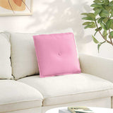 Vidaxl rugkussen roze 50 x 45 x 19 cm stof - afbeelding 1