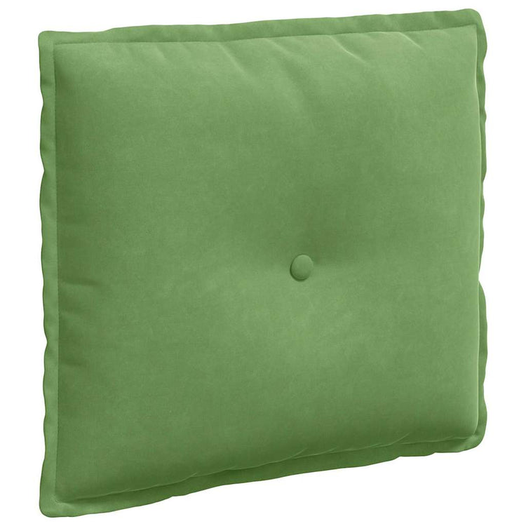 Vidaxl rugkussen lichtgroen 50 x 45 cm katoen stof