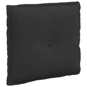 Vidaxl rugkussen zwart 50 x 45 cm microvezel stof - afbeelding 2