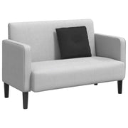 Vidaxl rugkussen zwart 50 x 45 cm microvezel stof - afbeelding 3