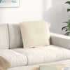 Vidaxl rugkussen beige 50 x 45 cm microvezel stof