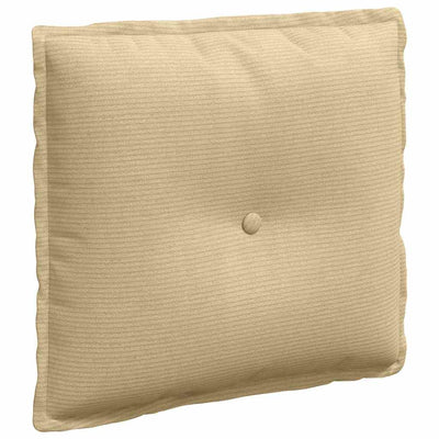 Vidaxl rugkussen grijs groen 50 x 45 cm katoen stof