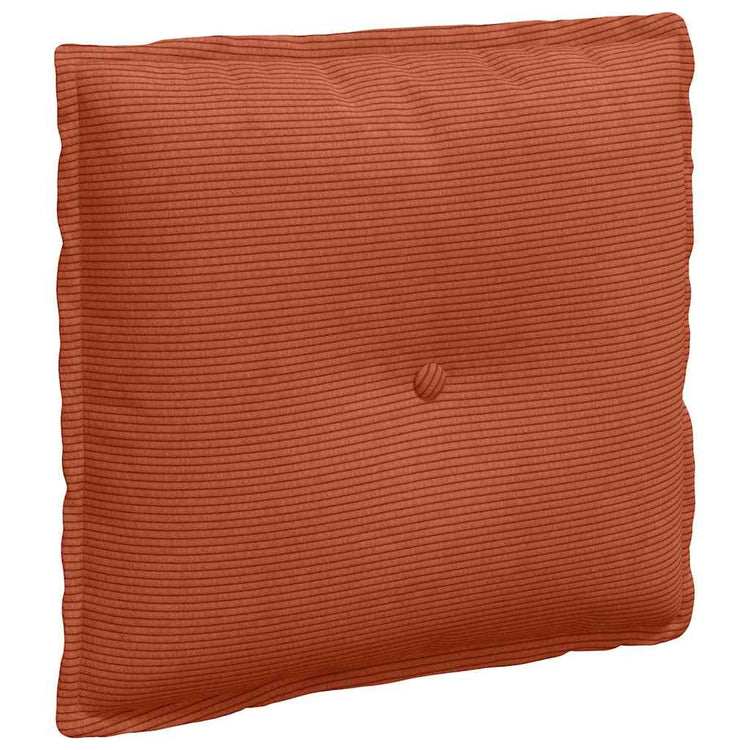 Vidaxl rugkussen rood-oranje 50 x 45 cm katoen stof