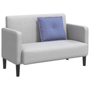 Vidaxl rugkussen jeans blauw 60 x 19 x 50 cm stof - afbeelding 3