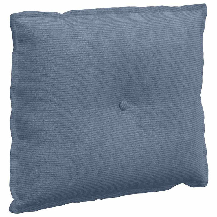 Vidaxl rugkussen blauw 60 x 50 cm katoen stof