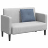 Vidaxl rugkussen blauw 60 x 50 cm cordstof