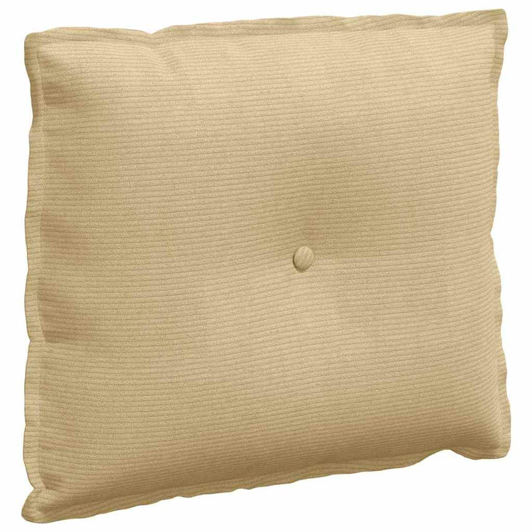 Vidaxl rugkussen grijs groen 60 x 50 cm katoen stof