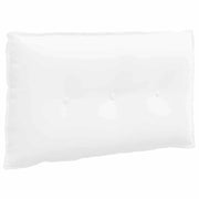 Vidaxl rugkussen wit 80 x 19 x 50 cm stof - afbeelding 2