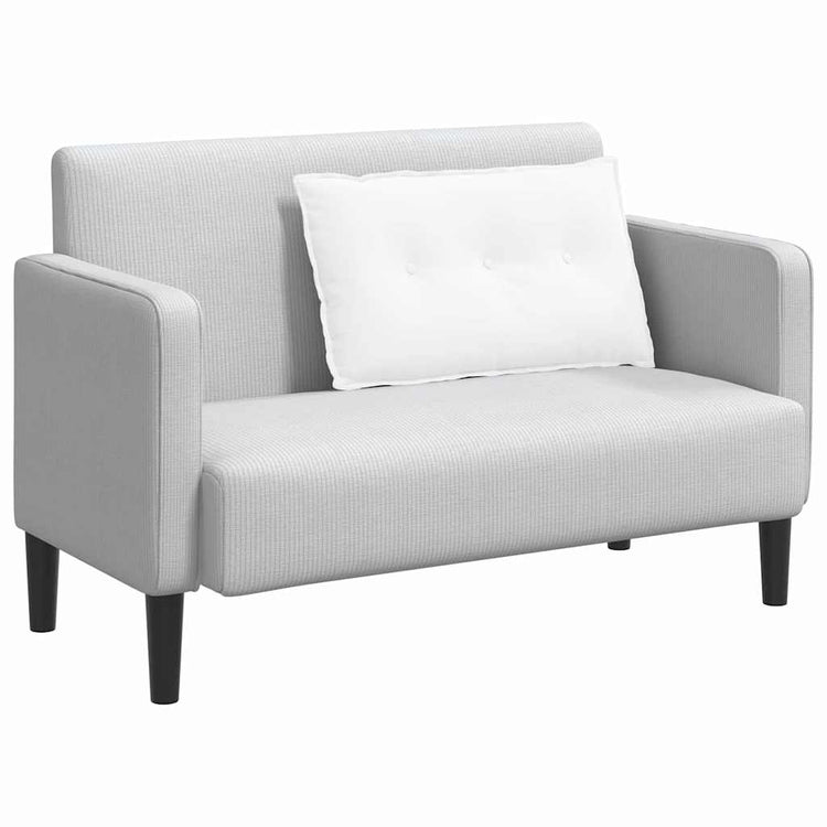 Vidaxl rugkussen wit 80 x 19 x 50 cm stof