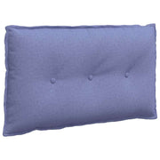 Vidaxl rugkussen jeans blauw 80 x 19 x 50 cm stof - afbeelding 2