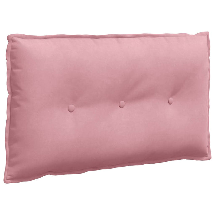 Vidaxl rugkussen roze 80 x 50 cm cordstof