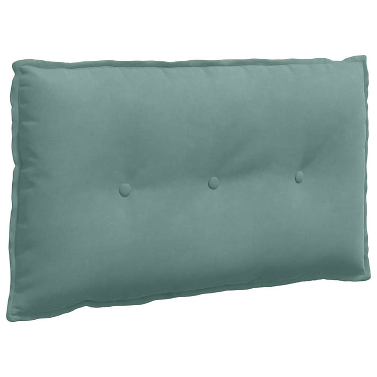 Vidaxl rugkussen zeegroen 80 x 50 cm katoen stof