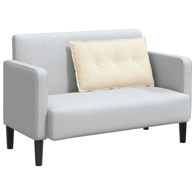 Vidaxl rugkussen crèmekleurig 80 x 50 cm katoen stof