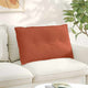 Vidaxl rugkussen rood-oranje 80 x 50 cm katoen stof
