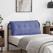 Vidaxl rugkussen jeans blauw 100 x 19 x 50 cm stof - afbeelding 1