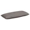 Vidaxl rugkussen taupe 120 x 19 x 50 cm stof