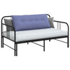 Vidaxl rugkussen jeans blauw 120 x 19 x 50 cm stof