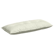 Vidaxl rugkussen crèmekleurig 120 x 50 cm katoen stof - afbeelding 2