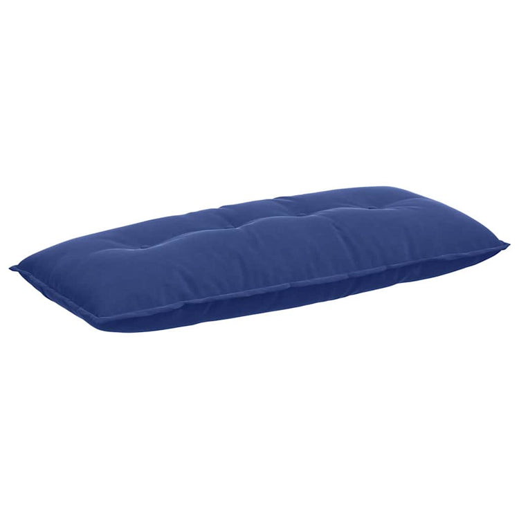 Vidaxl rugkussen politieblauw 120 x 50 cm katoen stof