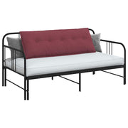 Vidaxl rugkussen wijnrood 140 x 19 x 50 cm stof - afbeelding 3