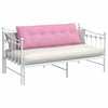 Vidaxl rugkussen roze 140 x 19 x 50 cm stof